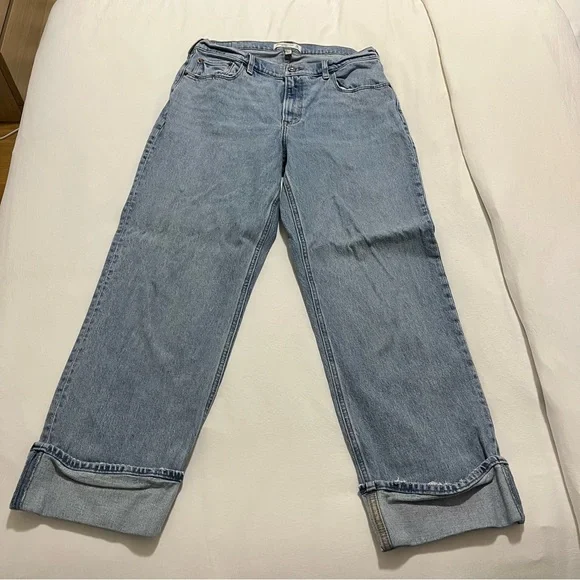 Abercrombie & Fitch Low Rise Baggy Jean - Curve Love - Picture 2 of 4